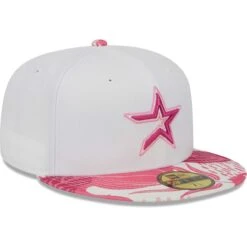 Men's Houston Astros New Era White/Pink Flamingo 59FIFTY Fitted Hat -NEW ERA Sales Store pink houston astros flamingo 59fifty fitted hat ss5 p 200016119pv 3u rspjst2avkdpiqwcudejv htvo0b9s1udqxz5hj0pm