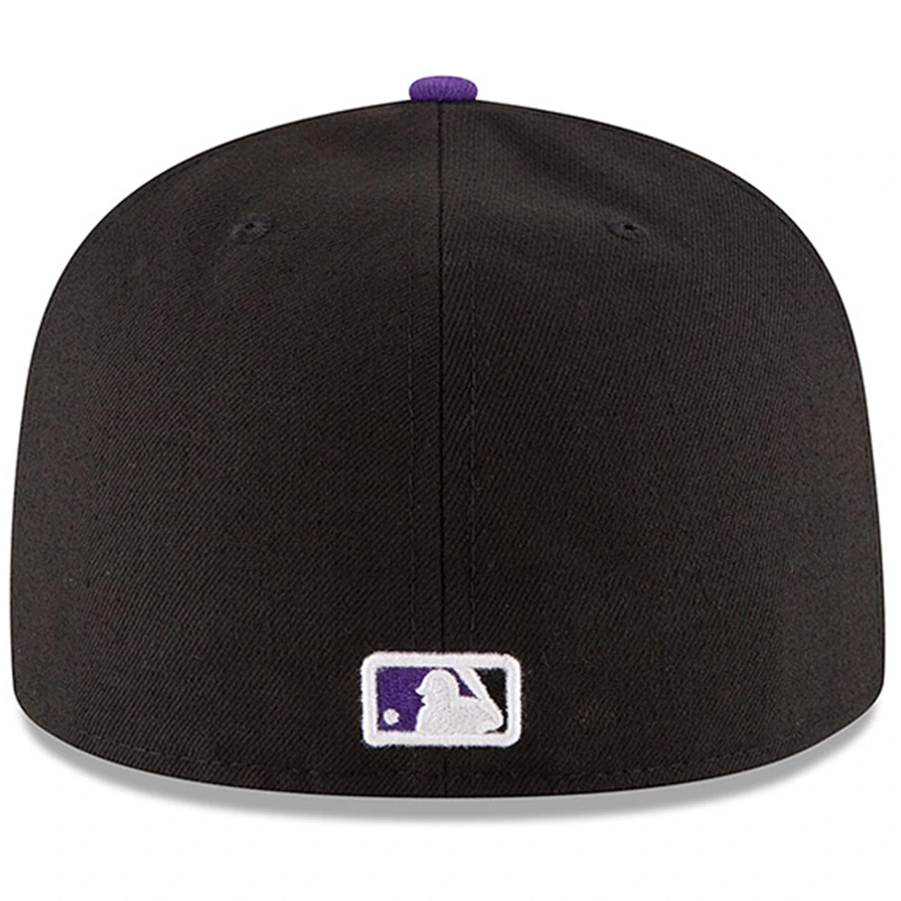 Men's Colorado Rockies New Era Black/Purple Authentic Collection On Field 59FIFTY Structured Hat - Image 4