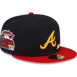 Men's Atlanta Braves New Era X Just Don Navy/Red 2000 MLB All-Star Game 59FIFTY Fitted Hat