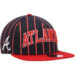 Men's Atlanta Braves New Era Navy/Red City Arch 9FIFTY Snapback Hat