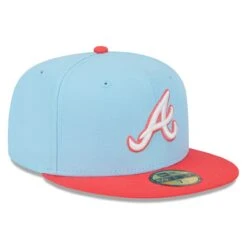Men's Atlanta Braves New Era Light Blue/Red Spring Color Two-Tone 59FIFTY Fitted Hat -NEW ERA Sales Store red atlanta braves spring color two tone 59fifty fitted hat ss5 p 5000198pv 3u dmyycsvmr6yizl8gxfcjv 6srd2whoe7fq9bfgmbaa
