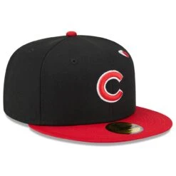 Men's Chicago Cubs New Era Black/Red Heart Eyes 59FIFTY Fitted Hat -NEW ERA Sales Store red chicago cubs heart eyes 59fifty fitted hat ss5 p 200000329pv 3u zrg1b0ptc1bhmigln7bbv aubpoirhqykub0plqo6w