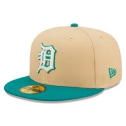Men's Detroit Tigers New Era Natural/Teal Mango Forest 59FIFTY Fitted Hat -NEW ERA Sales Store teal detroit tigers mango forest 59fifty fitted hat ss5 p 4789378pv 3u tkod21qqikxogewfzqaqv nnyvhbz1a1w01cctfuek