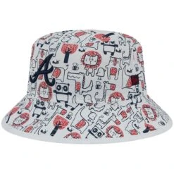 Toddler Atlanta Braves New Era Zoo Bucket Hat