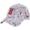 Toddler Boston Red Sox New Era White Pattern 9FORTY Flex Hat