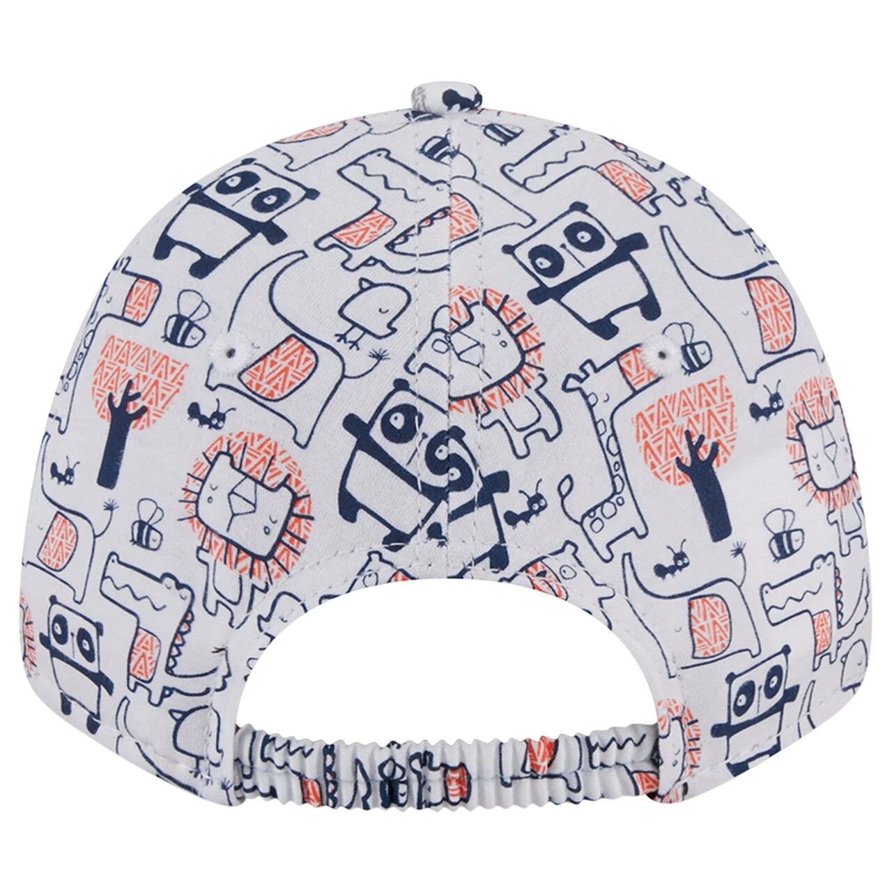 Toddler Detroit Tigers New Era White Pattern 9FORTY Flex Hat 4 Toddler Detroit Tigers New Era White Pattern 9FORTY Flex Hat - Image 4