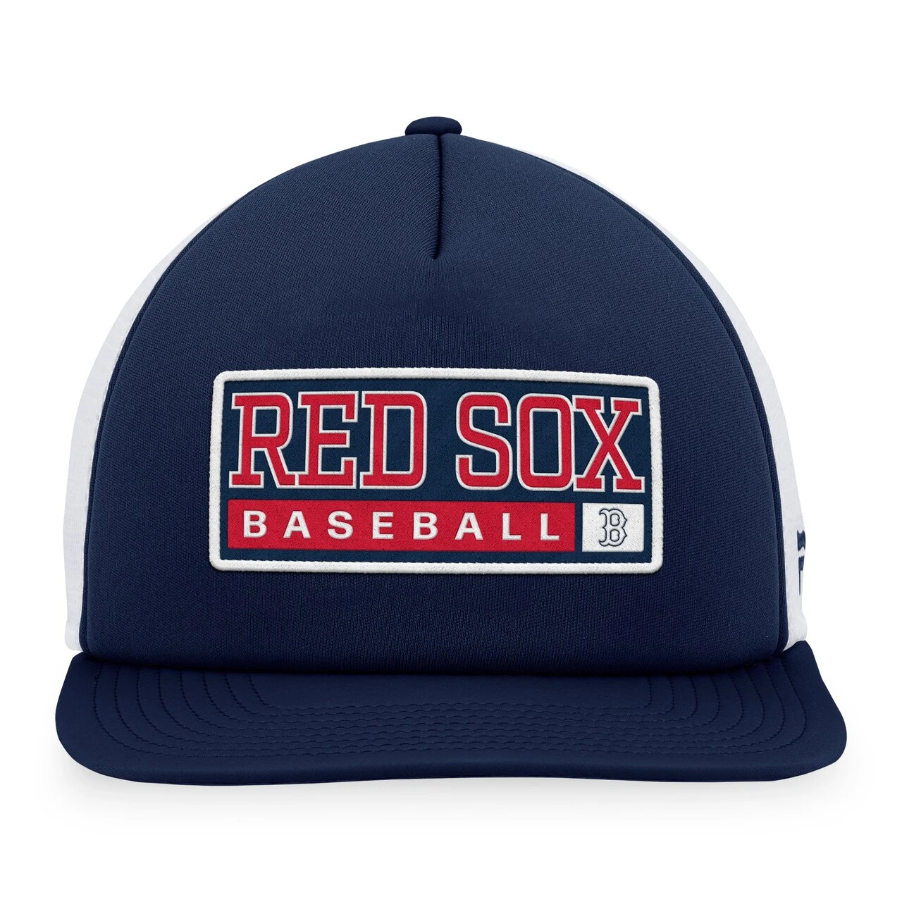 Men's Boston Red Sox Majestic Navy/White Foam Trucker Snapback Hat 2 Men's Boston Red Sox Majestic Navy/White Foam Trucker Snapback Hat - Image 2