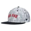 Men's Boston Red Sox Fanatics Branded Black/White Smoke Dye Fitted Hat