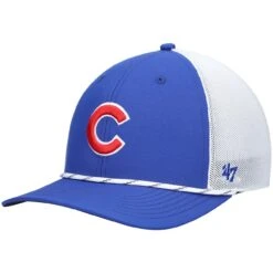Men's Chicago Cubs '47 Royal/White Burden Trucker Snapback Hat