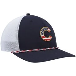 Men's Chicago Cubs '47 Navy/White Flag Fill Trucker Snapback Hat -NEW ERA Sales Store white chicago cubs flag fill trucker snapback hat pi4569000 altimages ff 4569688 9f06acac21467ca05dcbalt3 full