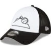 Men's Colorado Rockies New Era Black/White 2023 On-Field Batting Practice 39THIRTY Flex Hat