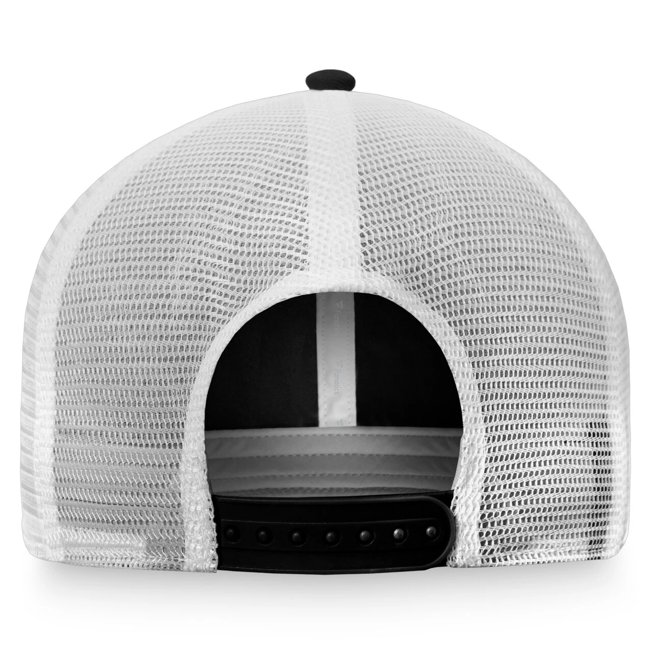 Men's Colorado Rockies Fanatics Branded Black/White Cooperstown Collection Core Trucker Snapback Hat - Image 4