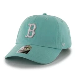 Women's Boston Red Sox '47 Aqua Tiffany Clean Up Adjustable Hat