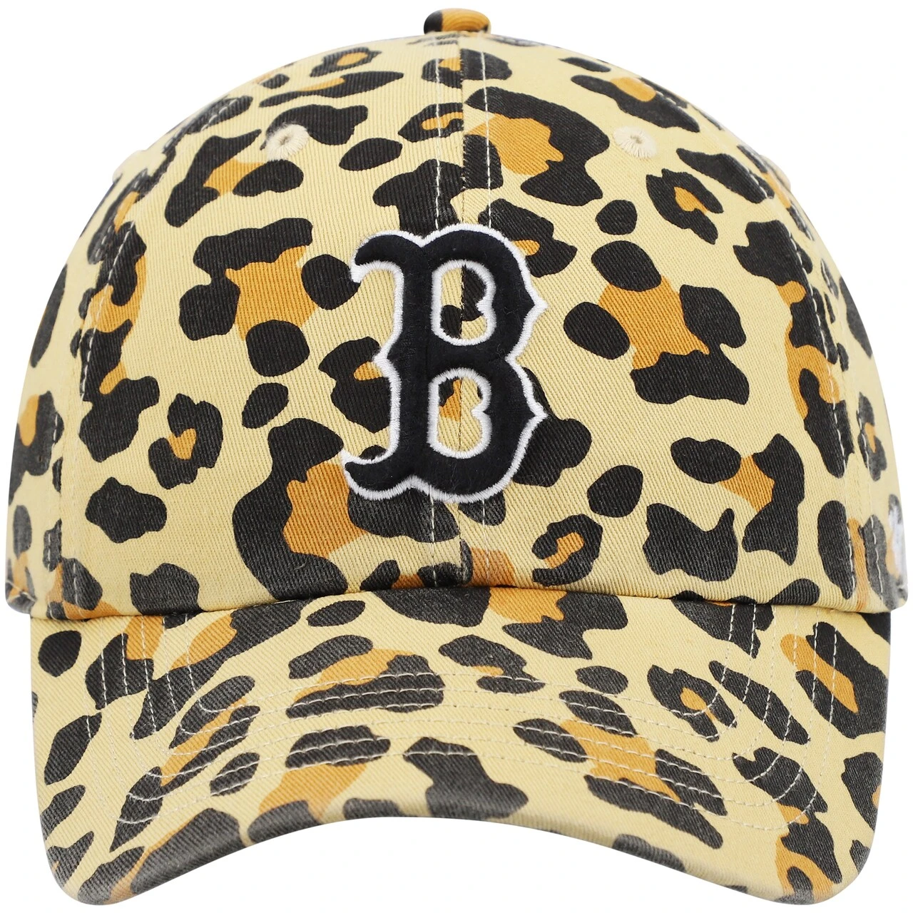 Women's Boston Red Sox '47 Tan Bagheera Cheetah Clean Up Adjustable Hat 2 Women's Boston Red Sox '47 Tan Bagheera Cheetah Clean Up Adjustable Hat - Image 2