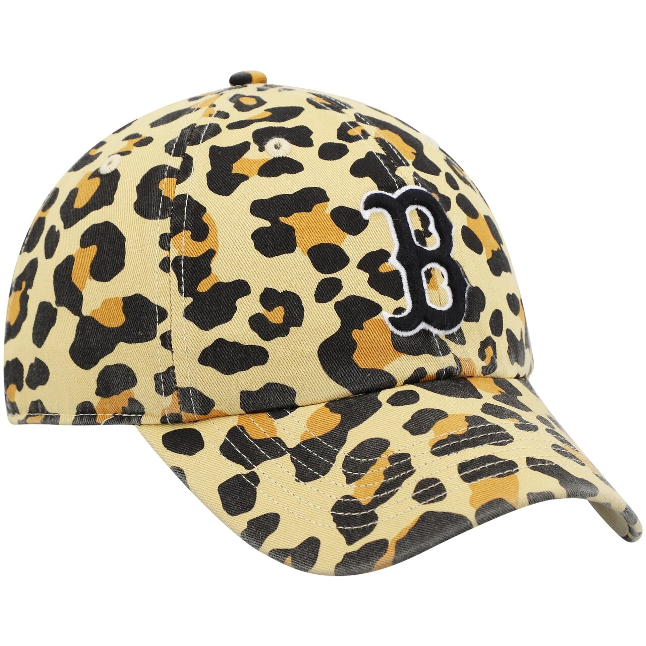 Women's Boston Red Sox '47 Tan Bagheera Cheetah Clean Up Adjustable Hat 3 Women's Boston Red Sox '47 Tan Bagheera Cheetah Clean Up Adjustable Hat - Image 3