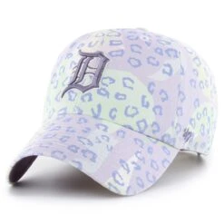 Women's Detroit Tigers '47 Purple Cosmic Clean Up Adjustable Hat