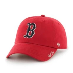 Women's Boston Red Sox '47 Red Miata Clean Up Adjustable Hat