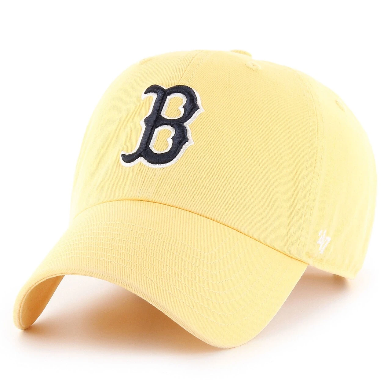 Women's Boston Red Sox '47 Yellow Clean Up Adjustable Hat 1 Women's Boston Red Sox '47 Yellow Clean Up Adjustable Hat