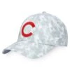 Women's Chicago Cubs Majestic Gray Smoke-Dye Adjustable Hat
