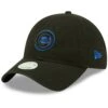 Women's Chicago Cubs New Era Black Core Classic 9TWENTY Adjustable Hat