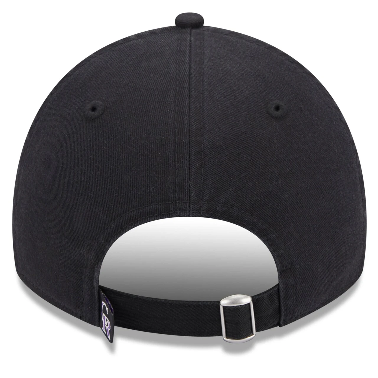 Women's Colorado Rockies New Era Black Leaves 9TWENTY Adjustable Hat 4 Women's Colorado Rockies New Era Black Leaves 9TWENTY Adjustable Hat - Image 4