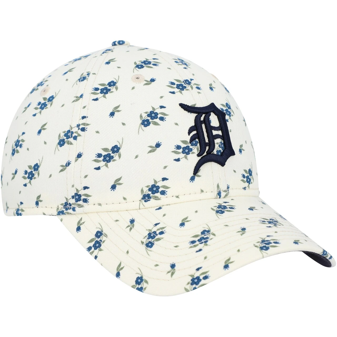 Women's Detroit Tigers New Era Cream Chrome Bloom 9TWENTY Adjustable Hat 3 Women's Detroit Tigers New Era Cream Chrome Bloom 9TWENTY Adjustable Hat - Image 3