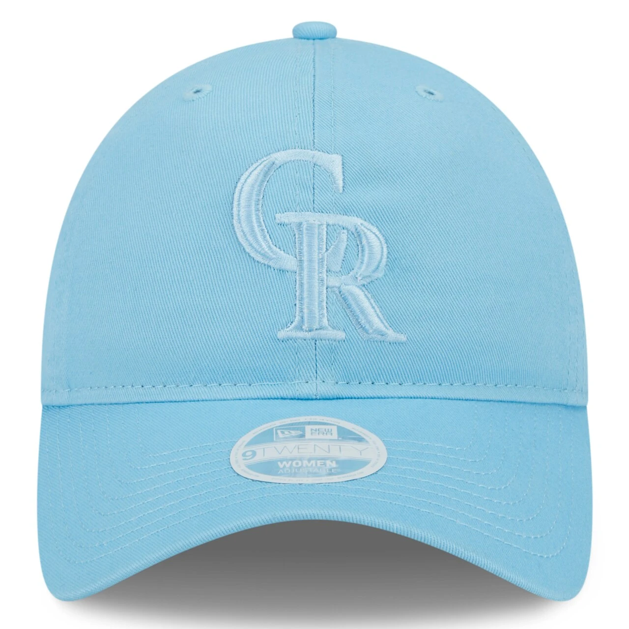 Women's Colorado Rockies New Era Light Blue Doscientos Core Classic 9TWENTY Adjustable Hat - Image 2