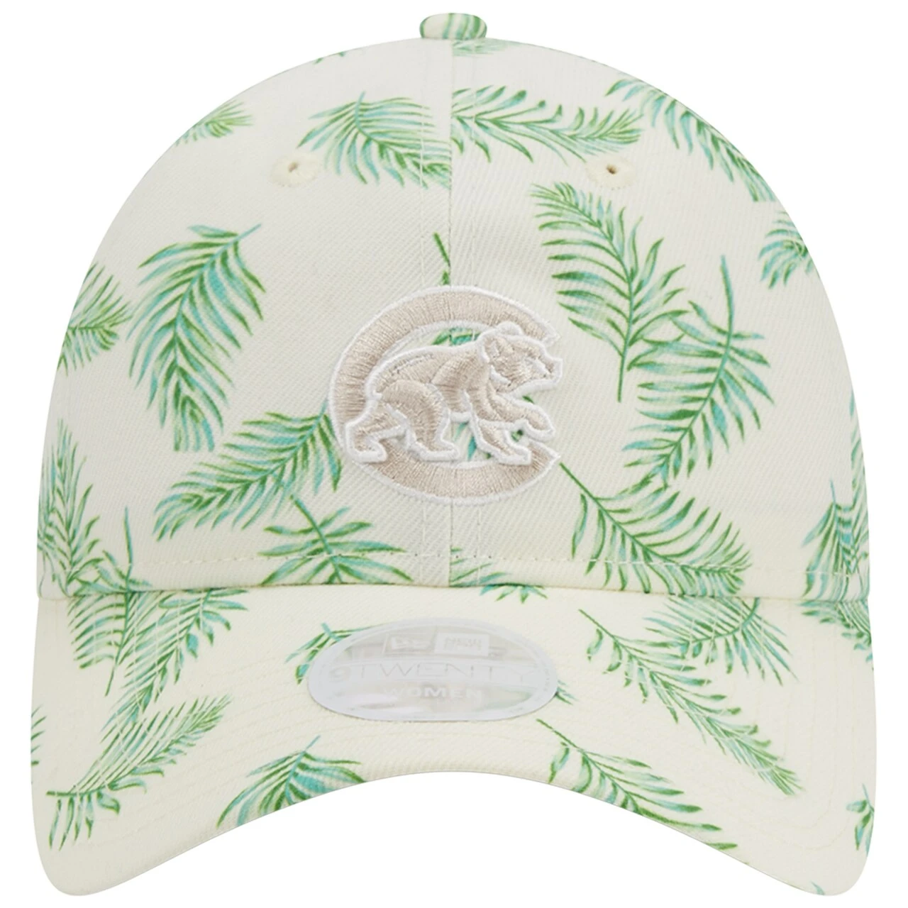 Women's Chicago Cubs New Era White Palms 9TWENTY Adjustable Hat 2 Women's Chicago Cubs New Era White Palms 9TWENTY Adjustable Hat - Image 2