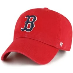 Youth Boston Red Sox '47 Red Clean Up Adjustable Hat
