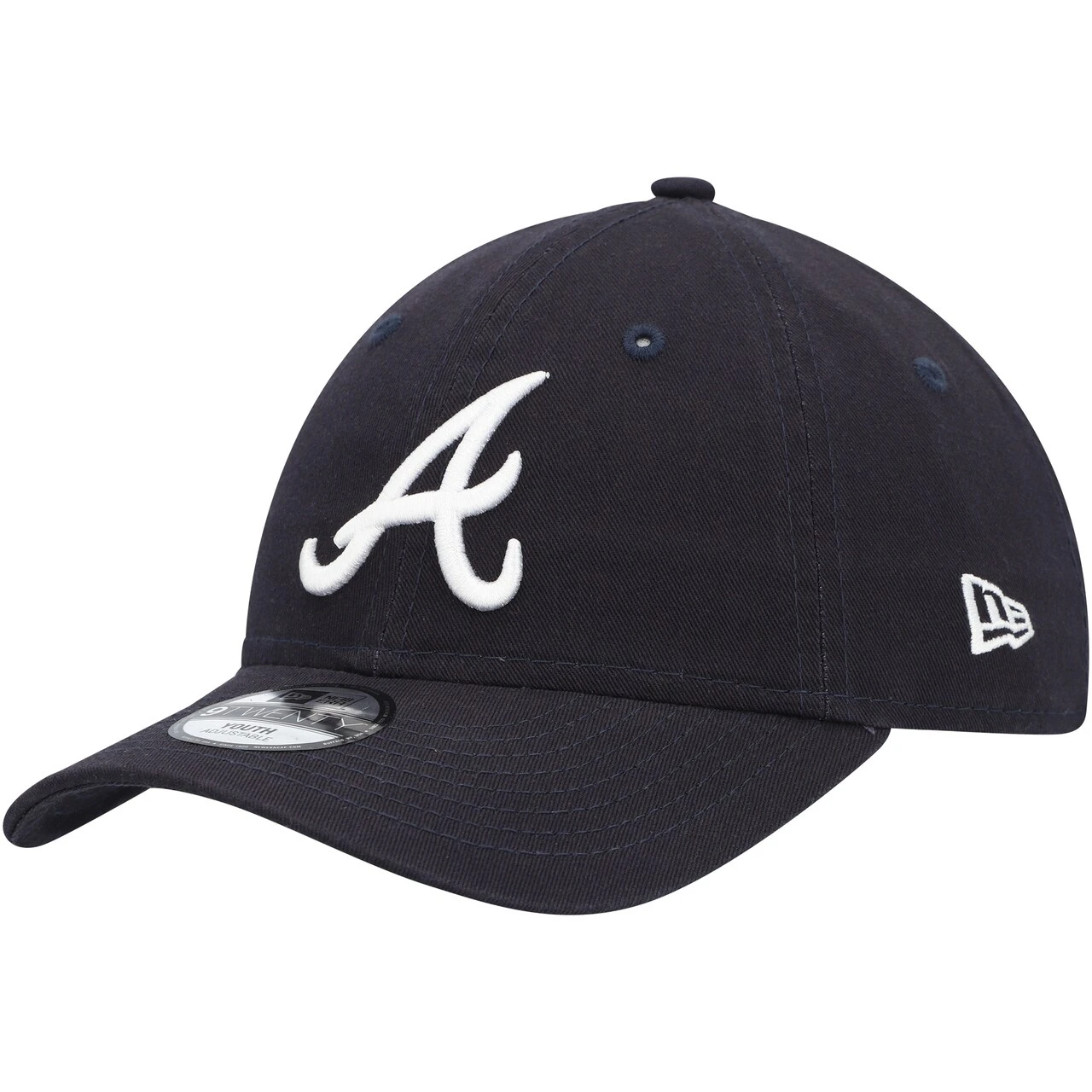 Youth Atlanta Braves New Era Navy Core Classic 9TWENTY Adjustable Hat 1 Youth Atlanta Braves New Era Navy Core Classic 9TWENTY Adjustable Hat
