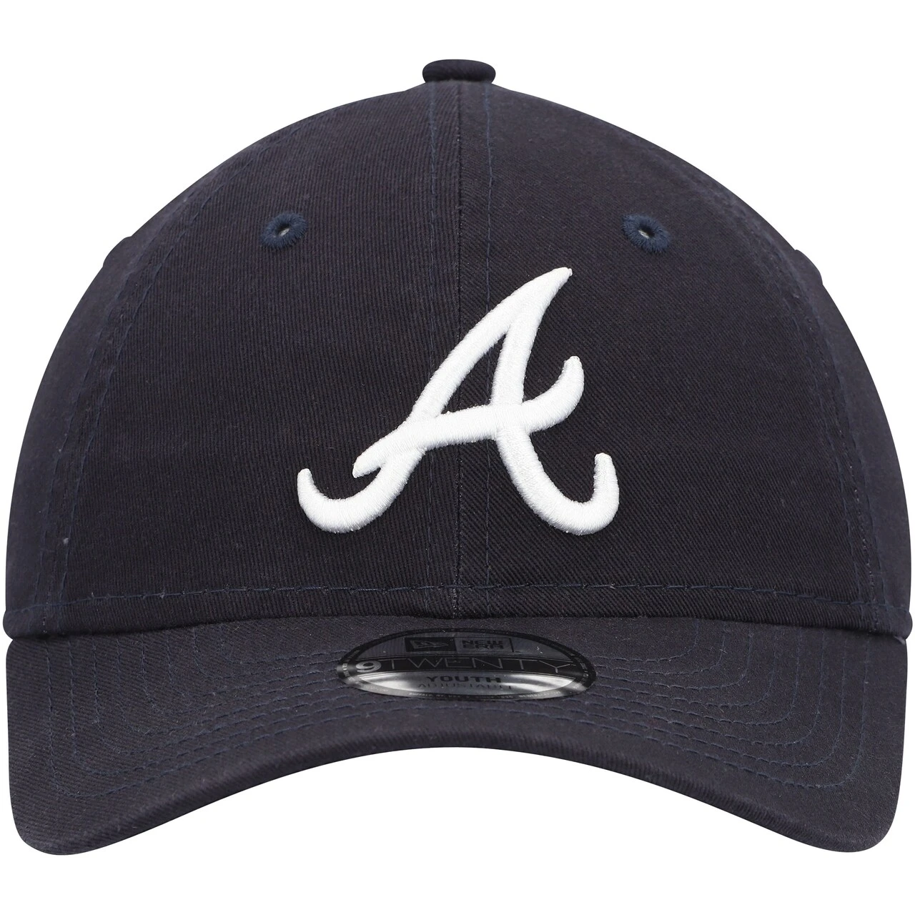 Youth Atlanta Braves New Era Navy Core Classic 9TWENTY Adjustable Hat 2 Youth Atlanta Braves New Era Navy Core Classic 9TWENTY Adjustable Hat - Image 2