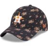 Youth Houston Astros New Era Navy Bloom 9TWENTY Adjustable Hat